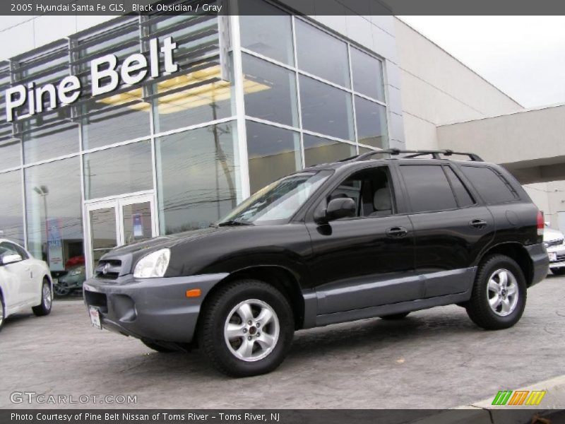 Black Obsidian / Gray 2005 Hyundai Santa Fe GLS