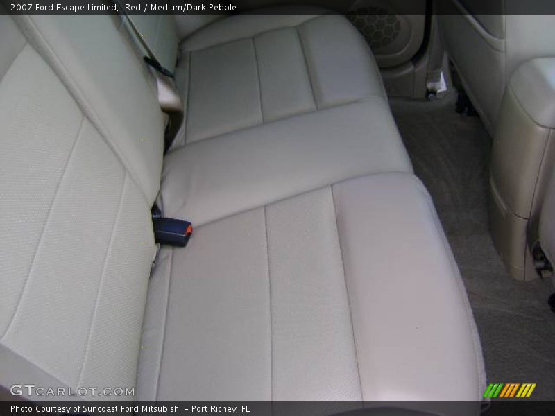 Red / Medium/Dark Pebble 2007 Ford Escape Limited