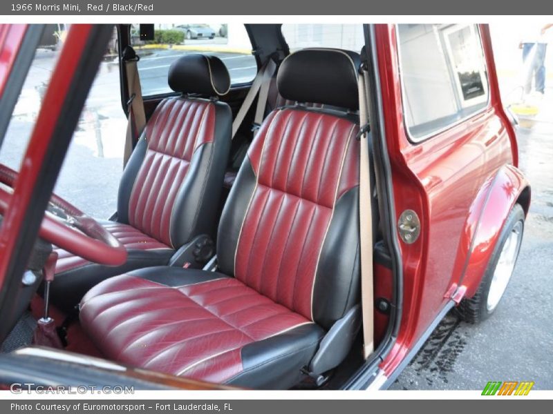 Red / Black/Red 1966 Morris Mini