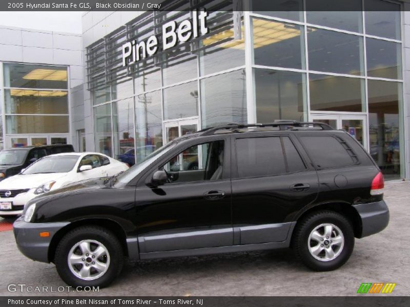 Black Obsidian / Gray 2005 Hyundai Santa Fe GLS