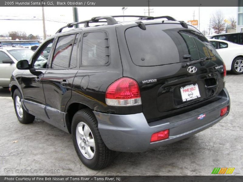 Black Obsidian / Gray 2005 Hyundai Santa Fe GLS