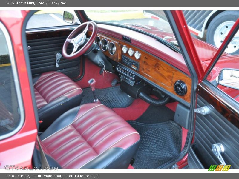 Red / Black/Red 1966 Morris Mini