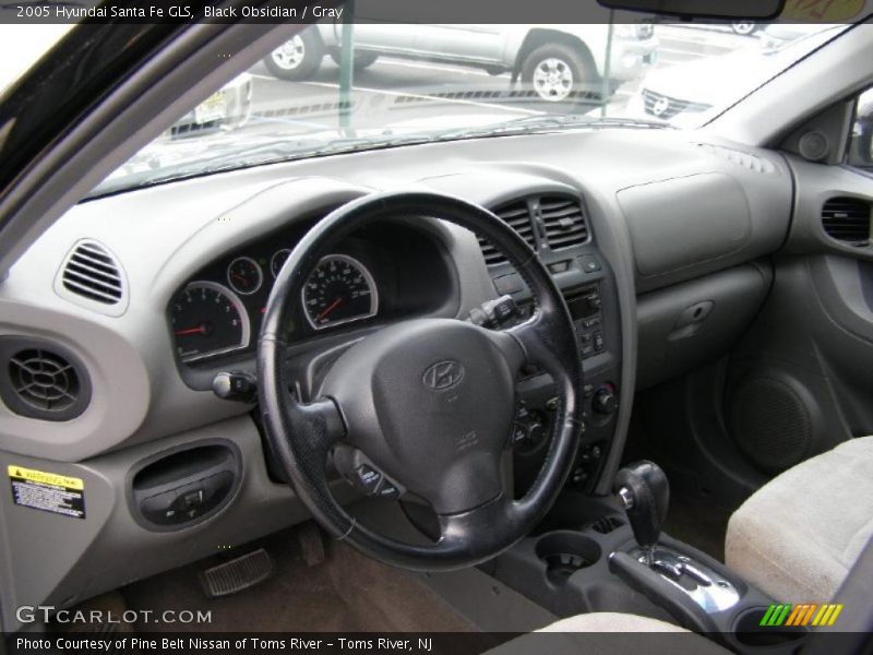 Black Obsidian / Gray 2005 Hyundai Santa Fe GLS