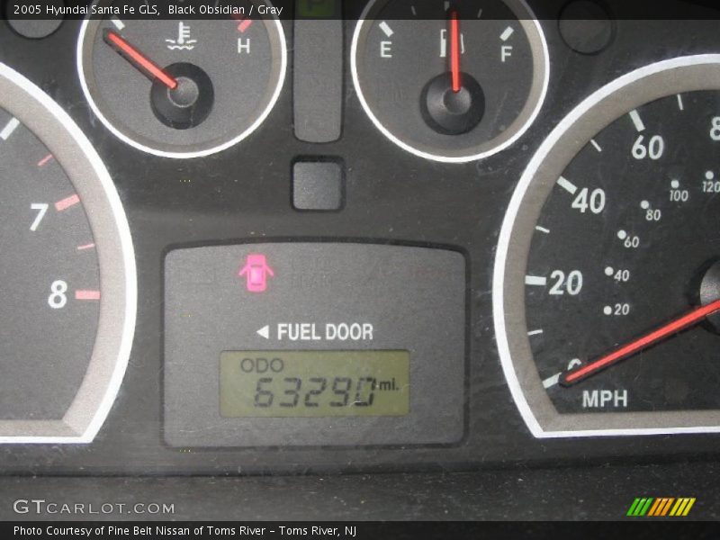 Black Obsidian / Gray 2005 Hyundai Santa Fe GLS