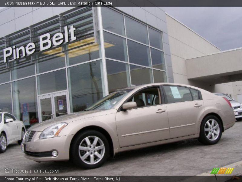 Coral Sand Metallic / Cafe Latte 2006 Nissan Maxima 3.5 SL