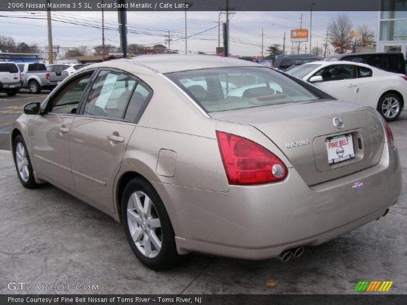 Coral Sand Metallic / Cafe Latte 2006 Nissan Maxima 3.5 SL