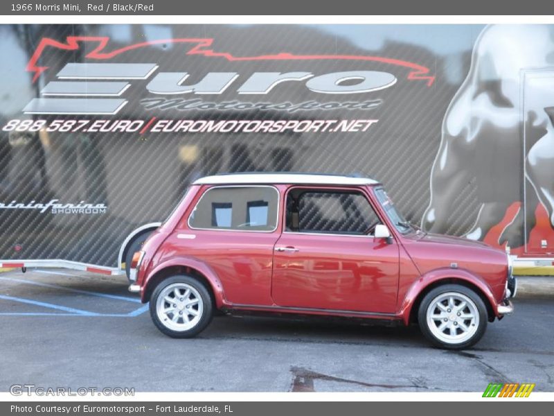 Red / Black/Red 1966 Morris Mini