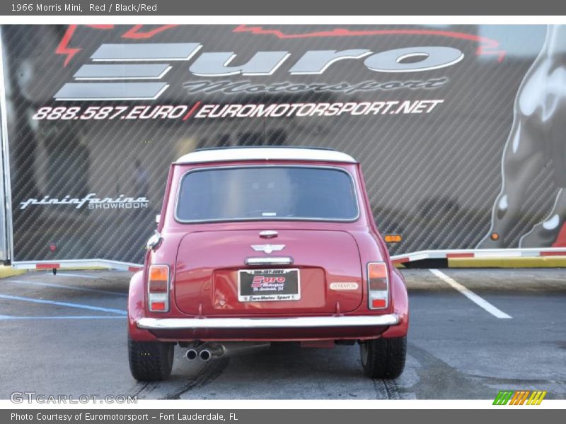 Red / Black/Red 1966 Morris Mini