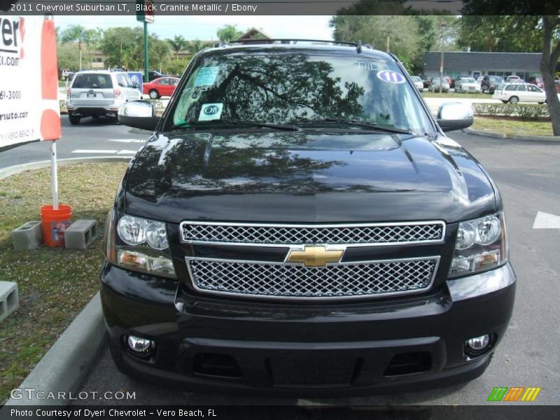 Black Granite Metallic / Ebony 2011 Chevrolet Suburban LT