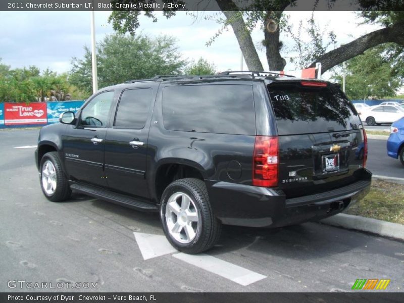 Black Granite Metallic / Ebony 2011 Chevrolet Suburban LT