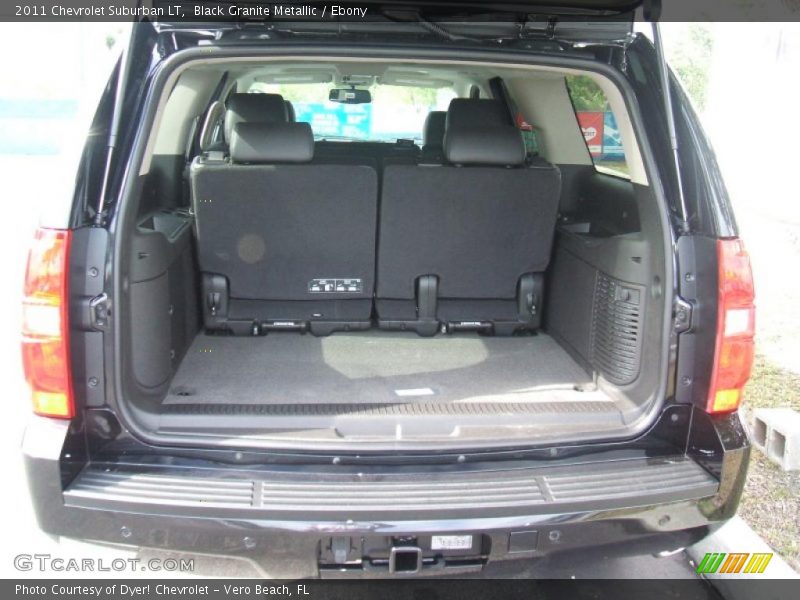Black Granite Metallic / Ebony 2011 Chevrolet Suburban LT