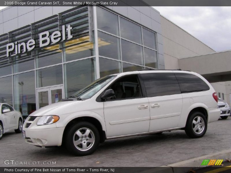 Stone White / Medium Slate Gray 2006 Dodge Grand Caravan SXT