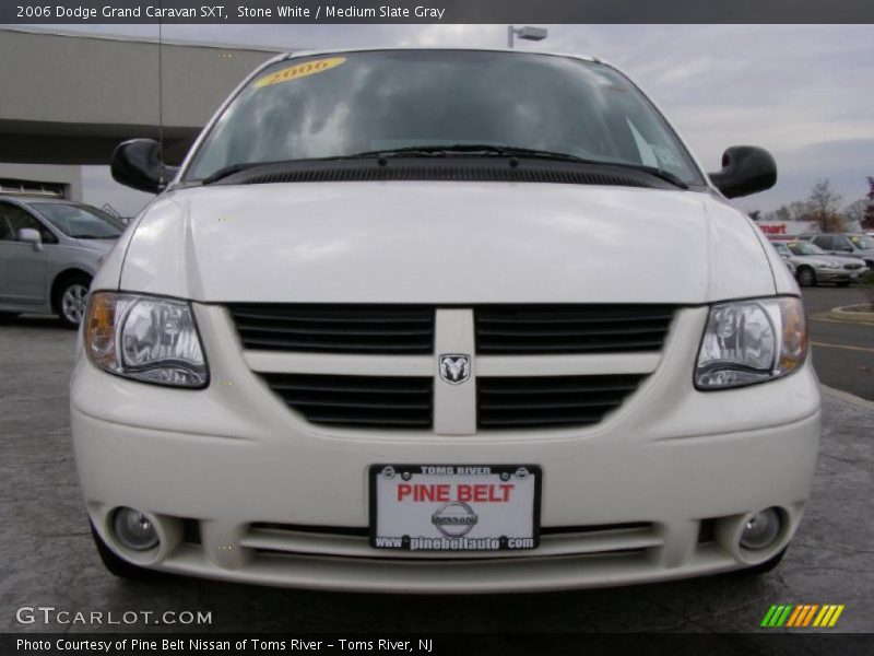 Stone White / Medium Slate Gray 2006 Dodge Grand Caravan SXT