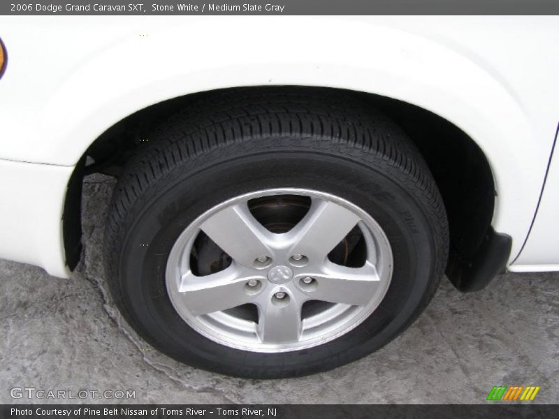 Stone White / Medium Slate Gray 2006 Dodge Grand Caravan SXT