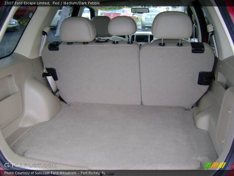 Red / Medium/Dark Pebble 2007 Ford Escape Limited