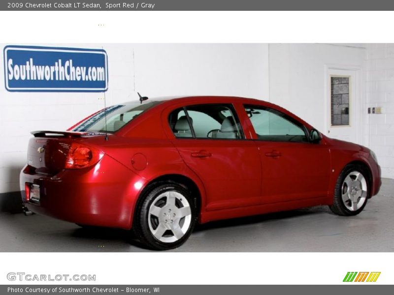 Sport Red / Gray 2009 Chevrolet Cobalt LT Sedan
