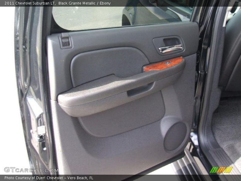 Black Granite Metallic / Ebony 2011 Chevrolet Suburban LT