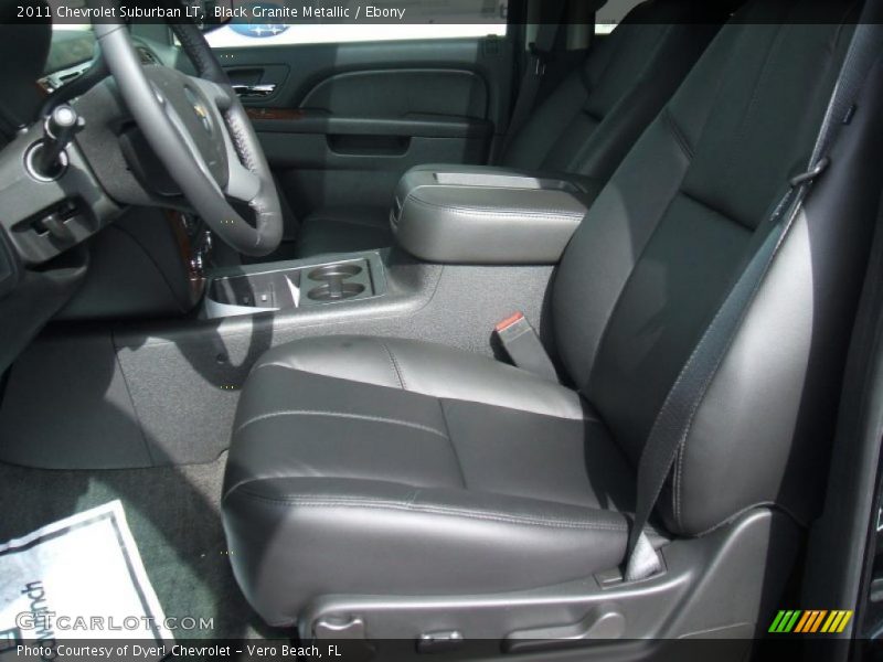 Black Granite Metallic / Ebony 2011 Chevrolet Suburban LT