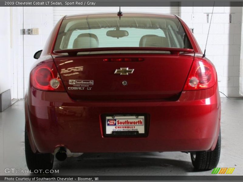 Sport Red / Gray 2009 Chevrolet Cobalt LT Sedan