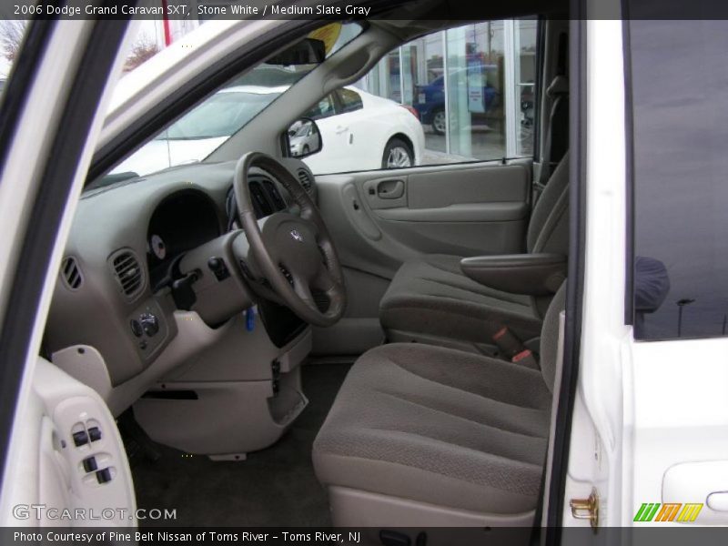 Stone White / Medium Slate Gray 2006 Dodge Grand Caravan SXT