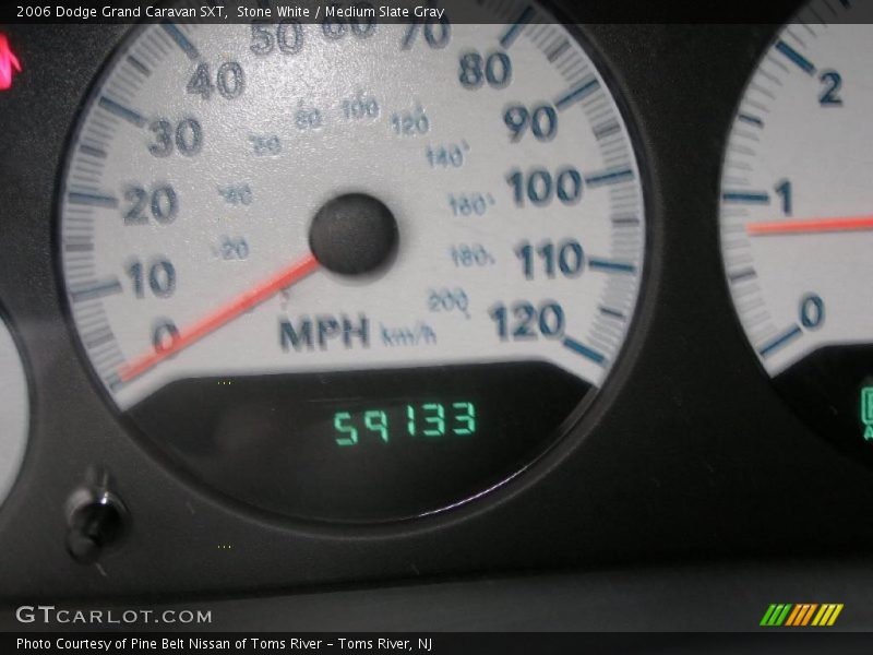 Stone White / Medium Slate Gray 2006 Dodge Grand Caravan SXT