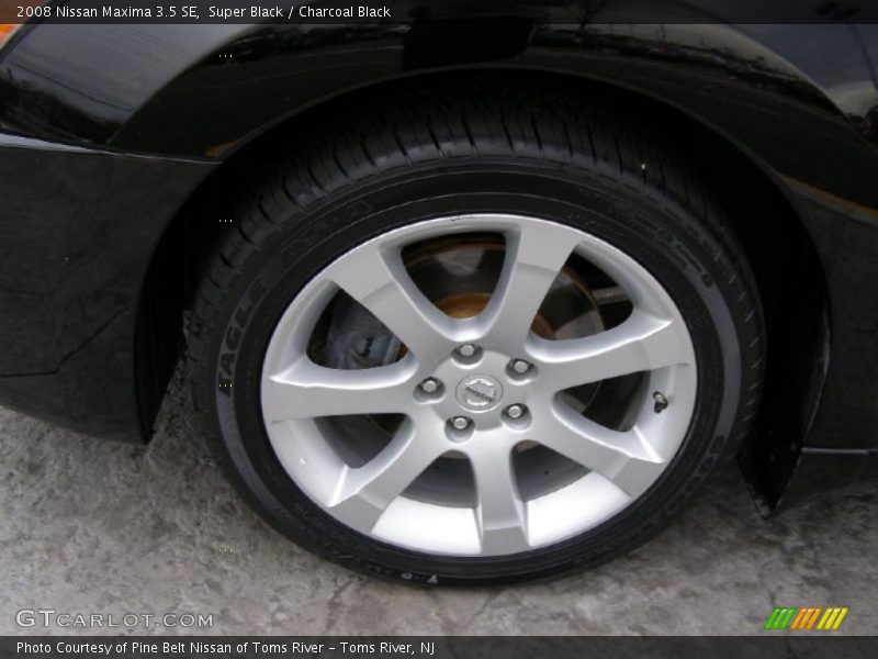 Super Black / Charcoal Black 2008 Nissan Maxima 3.5 SE