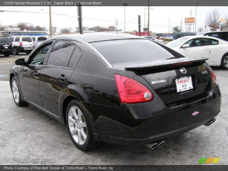 Super Black / Charcoal Black 2008 Nissan Maxima 3.5 SE