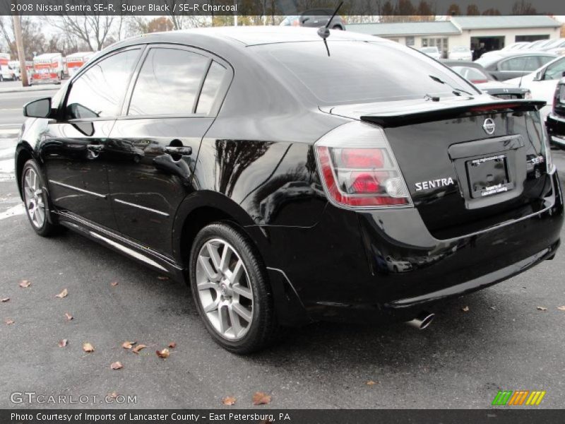Super Black / SE-R Charcoal 2008 Nissan Sentra SE-R