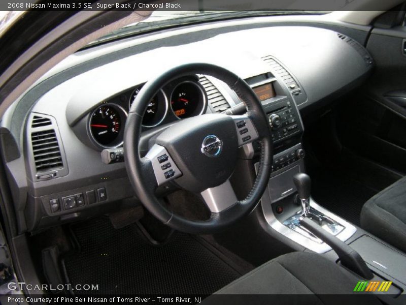 Super Black / Charcoal Black 2008 Nissan Maxima 3.5 SE