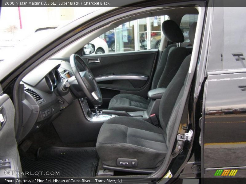 Super Black / Charcoal Black 2008 Nissan Maxima 3.5 SE