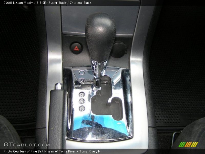 Super Black / Charcoal Black 2008 Nissan Maxima 3.5 SE