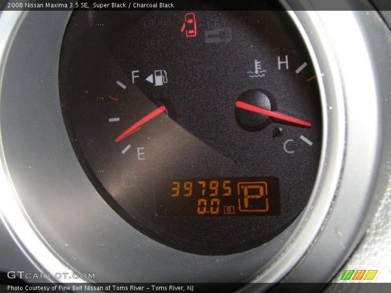 Super Black / Charcoal Black 2008 Nissan Maxima 3.5 SE