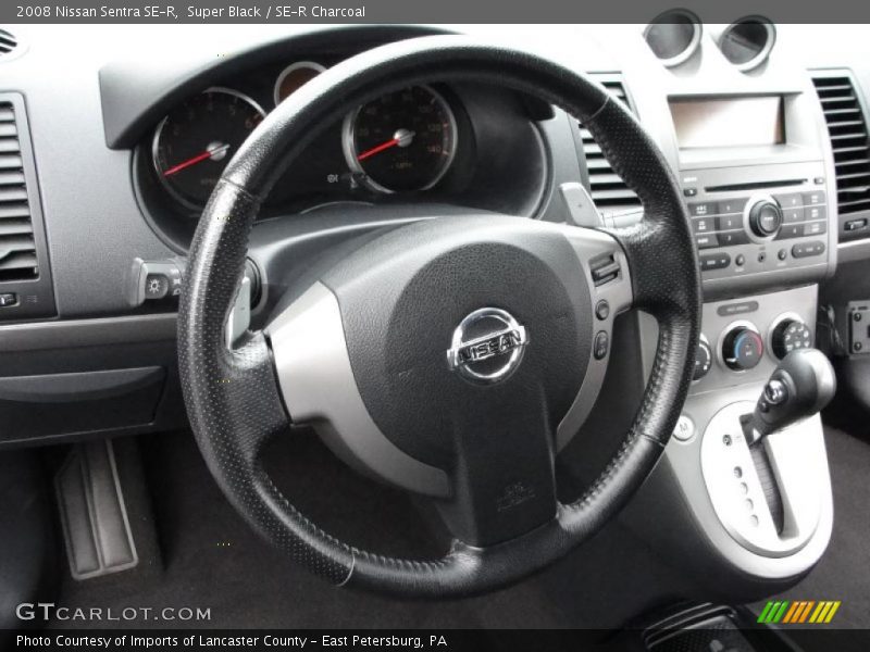 Super Black / SE-R Charcoal 2008 Nissan Sentra SE-R