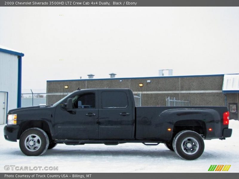 Black / Ebony 2009 Chevrolet Silverado 3500HD LTZ Crew Cab 4x4 Dually