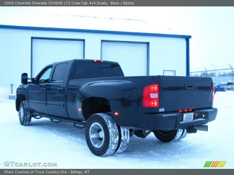 Black / Ebony 2009 Chevrolet Silverado 3500HD LTZ Crew Cab 4x4 Dually