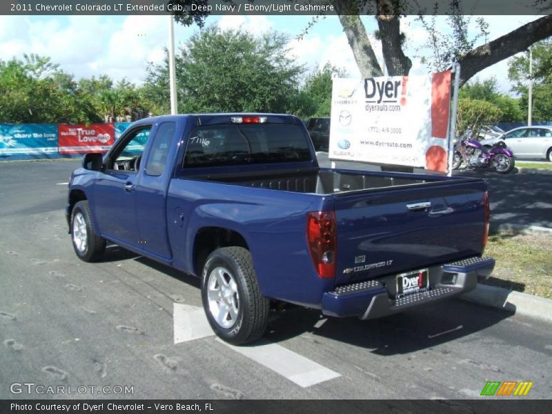 Deep Navy / Ebony/Light Cashmere 2011 Chevrolet Colorado LT Extended Cab