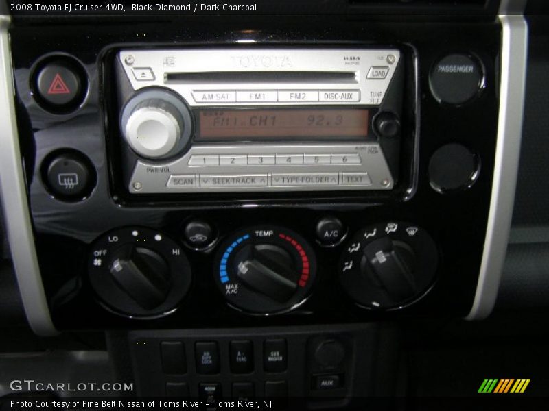 Black Diamond / Dark Charcoal 2008 Toyota FJ Cruiser 4WD