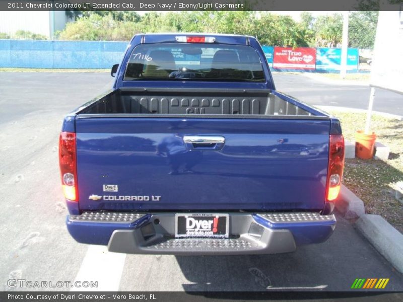 Deep Navy / Ebony/Light Cashmere 2011 Chevrolet Colorado LT Extended Cab