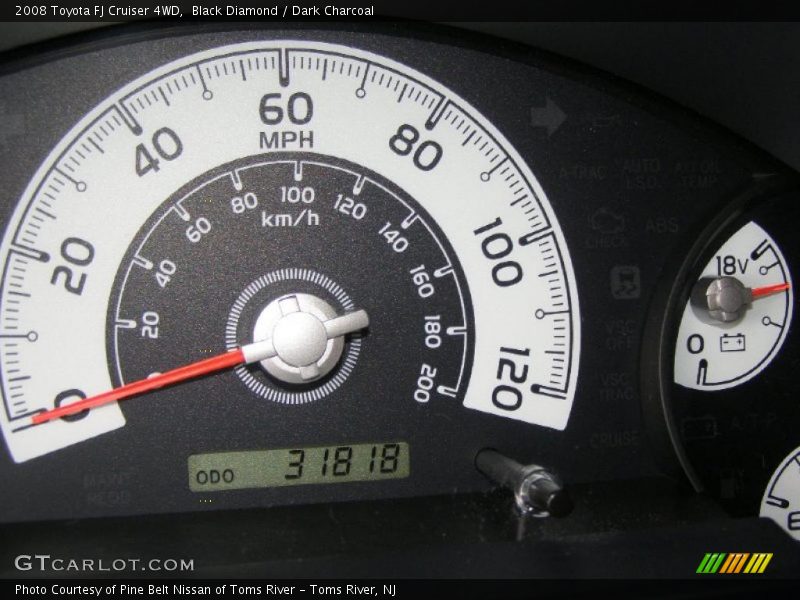 Black Diamond / Dark Charcoal 2008 Toyota FJ Cruiser 4WD