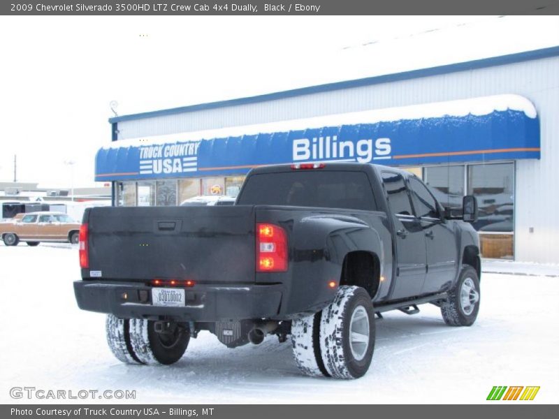 Black / Ebony 2009 Chevrolet Silverado 3500HD LTZ Crew Cab 4x4 Dually