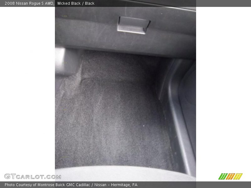 Wicked Black / Black 2008 Nissan Rogue S AWD