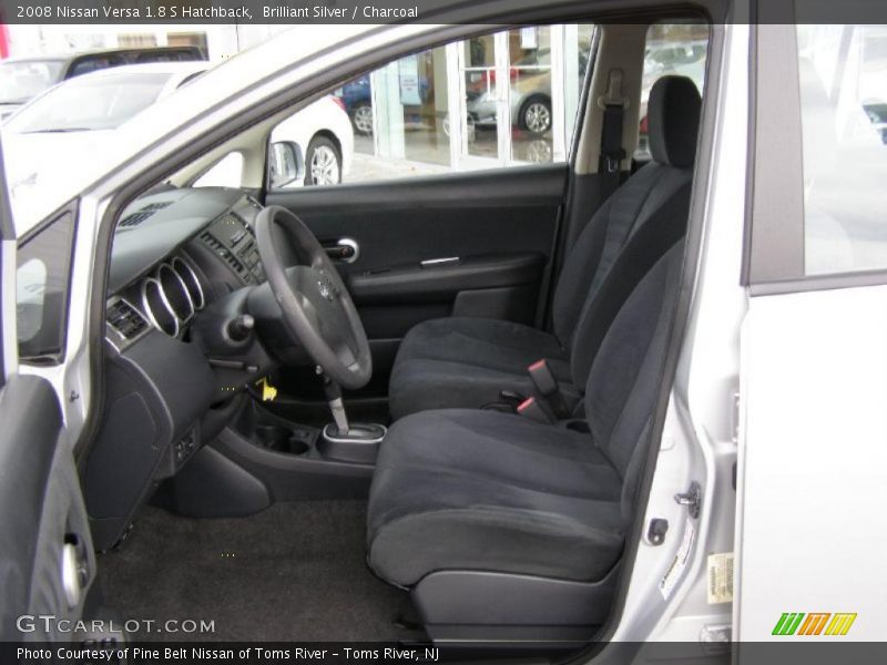 Brilliant Silver / Charcoal 2008 Nissan Versa 1.8 S Hatchback