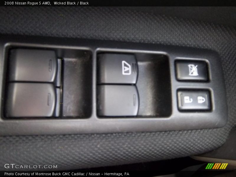 Wicked Black / Black 2008 Nissan Rogue S AWD