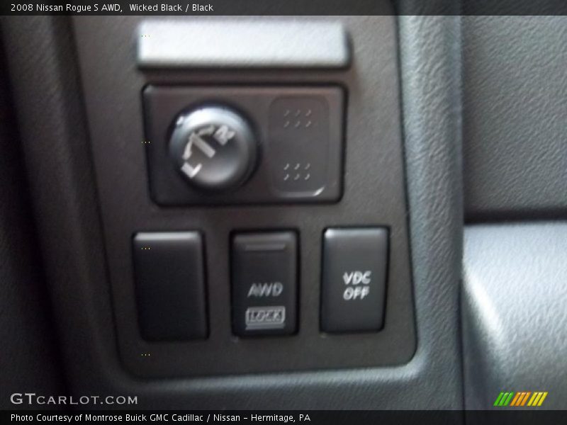 Wicked Black / Black 2008 Nissan Rogue S AWD