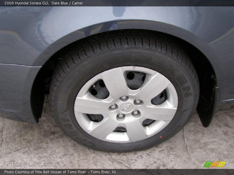 Slate Blue / Camel 2009 Hyundai Sonata GLS