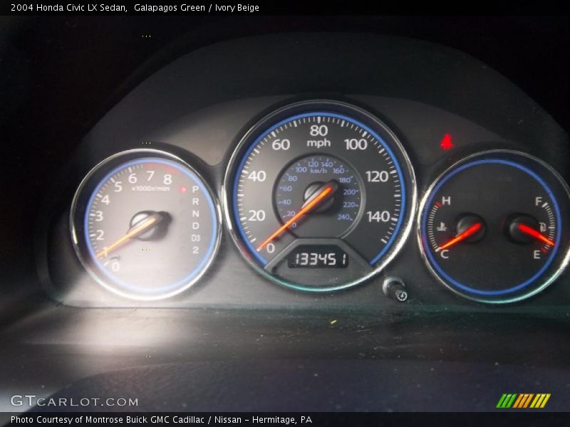 Galapagos Green / Ivory Beige 2004 Honda Civic LX Sedan