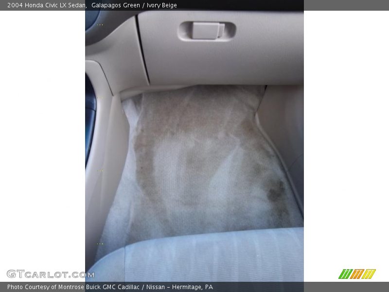 Galapagos Green / Ivory Beige 2004 Honda Civic LX Sedan