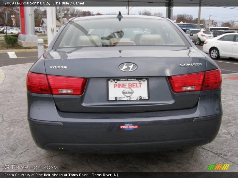 Slate Blue / Camel 2009 Hyundai Sonata GLS