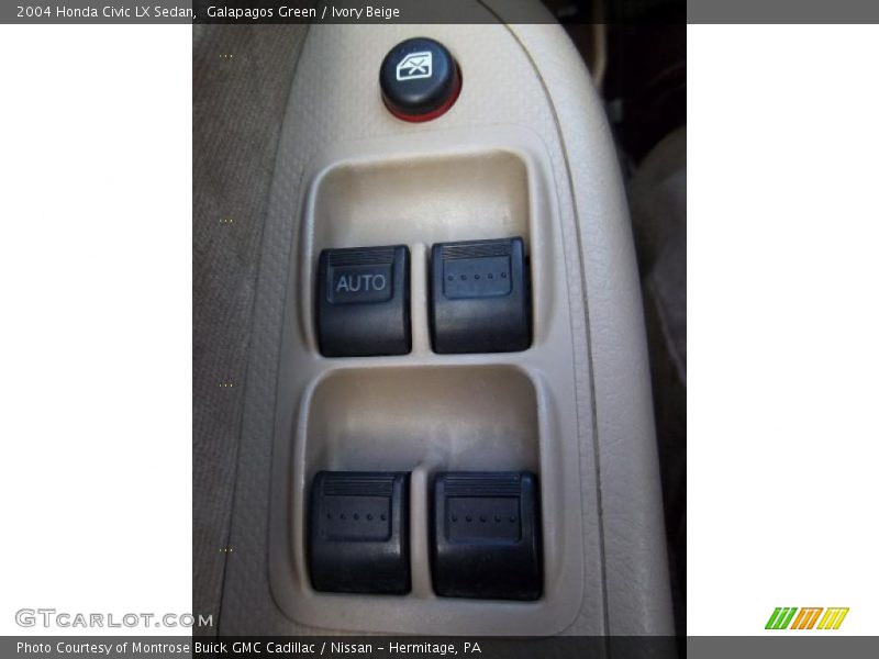 Galapagos Green / Ivory Beige 2004 Honda Civic LX Sedan