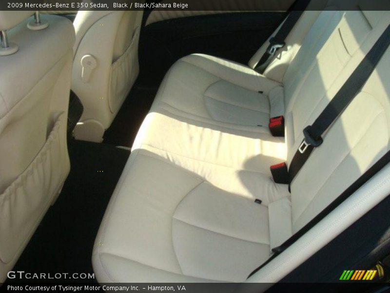Black / Black/Sahara Beige 2009 Mercedes-Benz E 350 Sedan